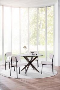 Okrugli blagovaonski stol s pločom u dekoru hrasta 120x120 cm Calverton - Rowico