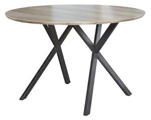 Zondo Jedálenský stôl Papago (pre 4-6 osôb) (dub sivý + čierna). 1034324