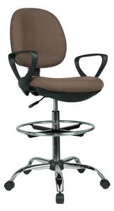 Zondo Vyvýšená pracovná stolička Korki (hnedá + čierna). 1034318
