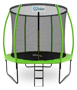 INLEA ULTIMATE Jump Trampolin 250cm s unutarnjom zaštitnom mrežom – svijetlo zelena