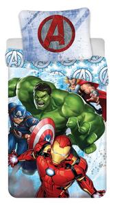 Dječja pamučna posteljina Jerry Fabrics Avengers Heroes, 140 x 200 cm