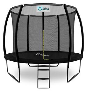 INLEA ULTIMATE Jump trampolin s unutarnjom zaštitnom mrežom 305cm - crni