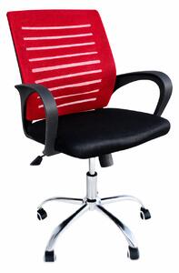 INLEA Uredska stolica Valcor – crna/crvena