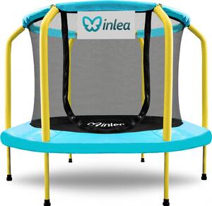 INLEA ULTIMATE Jump Trampolin 150cm s unutarnjom zaštitnom mrežom – svijetlo plava