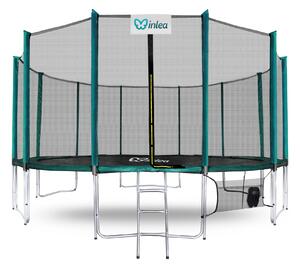 INLEA PREMIUM Jump Trampolin 500cm s vanjskom zaštitnom mrežom - tamnozelena