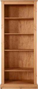 Biblioteka od masivnog bora u prirodnoj boji 181x31 cm Mille – Støraa