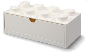Bijela kutija s ladicom LEGO® Brick, 31,6 x 11,3 cm
