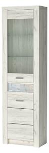 Zondo.hr Vitrina Indie 23 (s LED rasvjetom) (craft bijela). Akcija -20%. 1057819