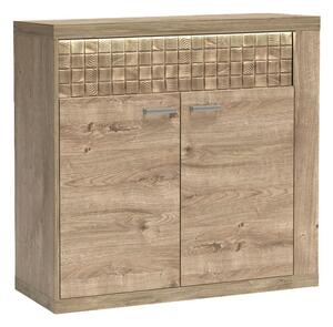 Zondo.hr Komoda Nature 07 (s LED rasvjetom) (hrast ribbeck). Akcija -20%. 1057911