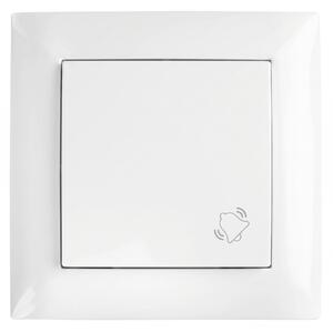 Tipkalo za Zvono s Okvirom OSTE JNH008-W WHITE