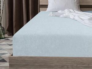 Napeta flis plahta MOLTON ledeno plava 180 x 200 cm