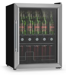 Klarstein Hladnjak za pića Beersafe s vratima od zrcalnog stakla | 64 x 48 cm | Unutarnje LED osvjetljenje
