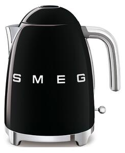 Crno kuhalo za vodu od nehrđajućeg čelika 1,7 l Retro Style – SMEG