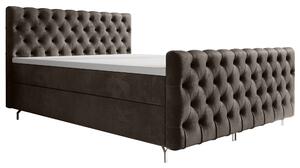 Zondo Bračni krevet 180 cm Clinton Bonell (smeđa) (s podnicom, s prostorom za odlaganje). 1082176
