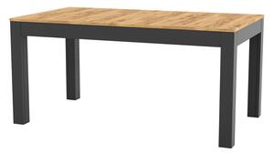 Zondo Blagovaonski stol Weston (hrast + crna) (za 6 do 8 osoba). 1082833