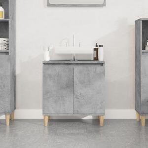 VidaXL Ormarić za umivaonik siva boja betona 58 x 33 x 60 cm drveni