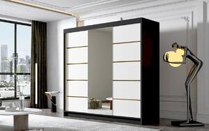 Zondo.hr Ormar za garderobu Amby VI (crna + bijela). 1087264
