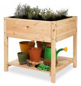 ATMOWOOD Izdignuti drveni sanduk s policom 78 x 78 cm - bor
