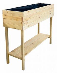 ATMOWOOD Izdignuti drveni sanduk s policom 80 cm - bor