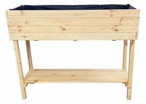 ATMOWOOD Izdignuti drveni sanduk s policom 80 cm - bor