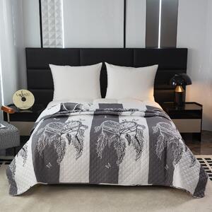 Prekrivač za krevet s uzorkom TIRSO sivobijeli Dimenzije: 220 x 240 cm