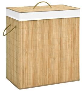 VidaXL Košara za rublje od bambusa 100 L