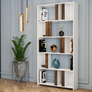 Zondo.hr Regal Limba (bijela + drvo oraha). Akcija -32%. 1088318