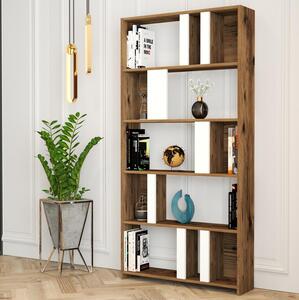 Zondo.hr Regal Limba (bijela + orah). Akcija -32%. 1088322