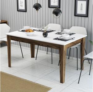 Zondo Blagovaonski stol (za 6 osoba) Milhouse (orah + bijela). 1088338