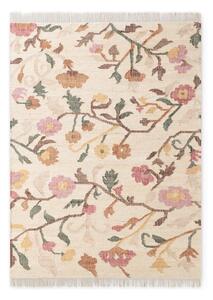 Krem ručno rađen juten tepih 200x300 cm Roya Violette – Elle Decoration