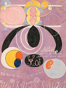 Reprodukcija umjetnosti The 10 Largest No.6 (Purple Abstract) - Hilma af Klint, (30 x 40 cm)