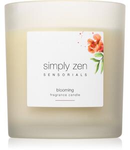 Simply Zen Sensorials Blooming Fragrance Candle mirisna svijeća 120 g