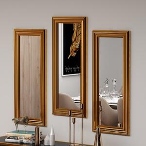 Woody Fashion Set ogledala (3 komada), bronca, Lavia - Bronze