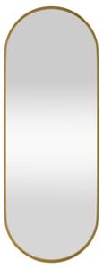 VidaXL Zidno ogledalo zlatno 15x40 cm ovalno