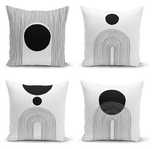 Ukrasne jastučnice u setu 4 kom 43x43 cm Simple Arch – Minimalist Cushion Covers