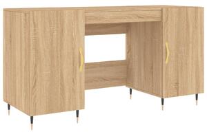 VidaXL Radni stol boja hrasta sonome 140x50x75 cm konstruirano drvo