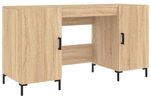 VidaXL Radni stol boja hrasta sonome 140x50x75 cm konstruirano drvo
