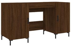 VidaXL Radni stol smeđa boja hrasta 140 x 50 x 75 cm konstruirano drvo