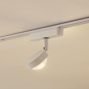 Lindby LED točka 48 V Lumaro, bijela, Ø 7,3 cm, aluminij, prigušiva, prigušiva, Bijela, Dnevni boravak/blagovaonica, Aluminij