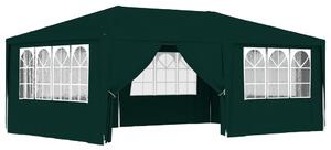VidaXL Profesionalni šator za zabave 4 x 6 m zeleni 90 g/m²