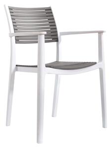 Zondo Blagovaonska stolica HERMA (bijela + siva). 1091683