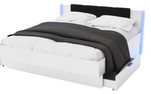 Zondo Bračni krevet 160 cm Lewell (bijela). 1092103