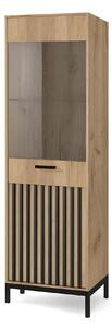 Zondo.hr Vitrina Lamello W1 (hrast craft + crna). 1092418