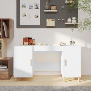 VidaXL Radni stol bijeli 140 x 50 x 75 cm od konstruiranog drva