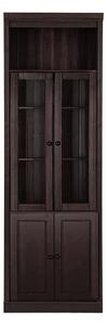Smeđa vitrina od masivnog bora 74x223 cm Anita – Støraa