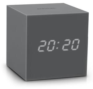 Siva LED budilica Gingko Gravity Cube