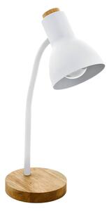 Bijela/u prirodnoj boji stolna lampa s metalnim sjenilom (visina 49 cm) VERADAL – EGLO