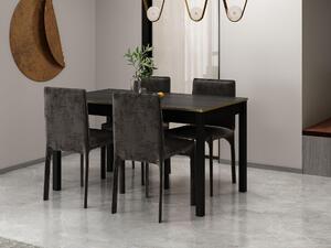 Zondo Blagovaonski stol Sutopa 2 (crna) (za 4 osobe). 1093693