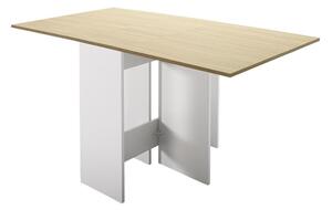 Zondo Blagovaonski stol na razvlačenje Nisade (hrast + bijela) (za 4 osobe). 1093736