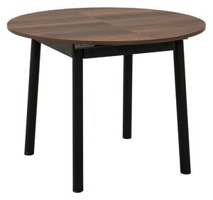 Zondo Blagovaonski stol na razvlačenje Duvasa 5 (orah + crna) (za 4 osobe). 1093744